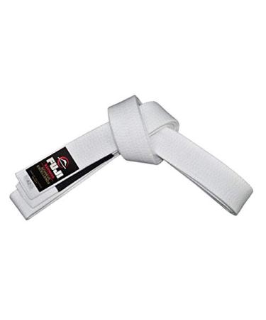 FUJI  Premium Cotton Blend BJJ Belt A2 White