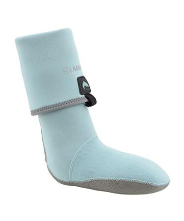 Simms Women's Guide Guard Socks Large Aqua