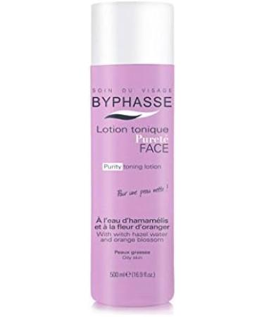 Byphasse LOT OF 2 - Purity tonic lotion with witch hazel water and orange blossom for oily skin - 500 ml - Oily skin - Buy Online on GoSupps.com
