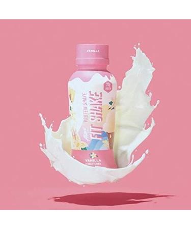 Alani Nu Fit Shake Vanilla Milkshake 355 ml white Vanilla 355 ml (Pack of 12) - Buy Online on GoSupps.com