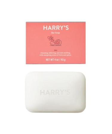 Harry's Fig Bar Soap - Set of 3 (4 oz/113g Each) - Naturally Moisturizing & Refreshing - International Shipping Available - Buy Online on GoSupps.com