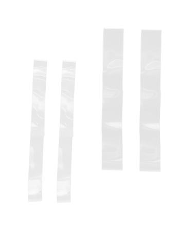 FOMIYES 2 Pairs Invisible Transparent Shoelaces Women Shoe Detachable Shoe Grip Convenient Band Transparent Strap Heels Belt Fixing Strap Elastic Band TPU Do Not Follow