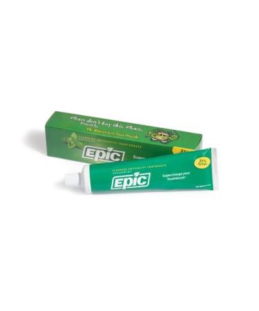 Epic Dental 31% Xylitol Toothpaste, Spearmint - 4.9 oz (2 Pack) | Healthy Smile & Oral Care - Buy Online on GoSupps.com