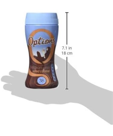 Options Belgian Chocolate Salted Caramel 220g - Decadent Chocolate Caramel Delight - Buy Online on GoSupps.com
