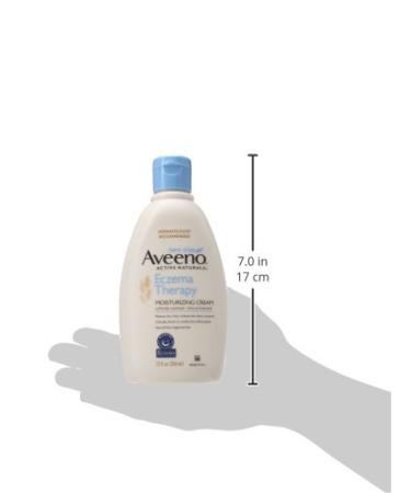 Aveeno Eczema Therapy Daily Moisturizing Cream - Colloidal Oatmeal Lotion for Sensitive Skin, 12 fl. oz - Buy Online on GoSupps.com