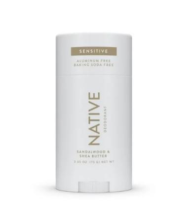 Buy Native Sensitive Deodorant - Sandalwood & Shea Butter (2.65 oz) for Men & Women | International Shipping Available - Buy Online on GoSupps.com