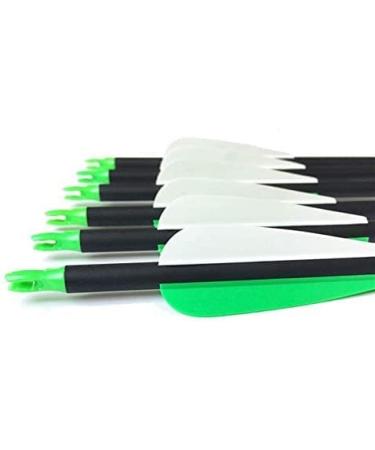 12-PK GPP Archery 30-Inch Carbon Arrows for Recurve & Compound Bow - Green Vanes - Buy Online on GoSupps.com