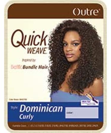 DOMINICAN CURLY BUNDLE HAIR 1B Off Black Outre Batik Quick