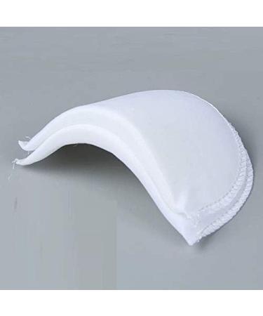 Chris.W 1/2 Covered Set-in Shoulder Pads Sewing Foam Pads - 4 Pairs Medium (2 White + 2 Black) for Blazer, T-Shirt, Clothes - Buy Online on GoSupps.com