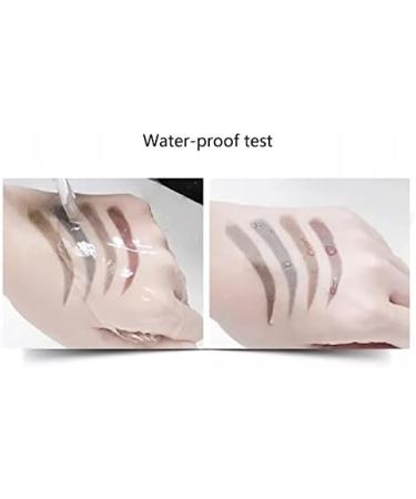  FFICUMON Long-lasting natural liquid eyebrow pencil for eyebrow washing tattoo ink feather tip for girls 4-pronged wide eyeliner pencil (3C) - Buy Online on GoSupps.com