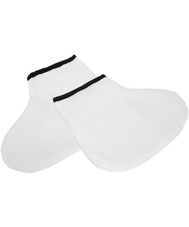 Moisturizing Paraffin Wax Gloves Deep Hydration Treatment with Polyester Lining Easy Clean Hook and Loop Fastener Knitted Fabric Handfleece Exquisite Stitching Suitable for White - Buy Online on GoSupps.com