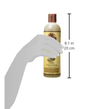 OKAY African Black Soap Shampoo 12oz - Nourishing & Moisturizing Hair Care | International Shipping Available - Buy Online on GoSupps.com