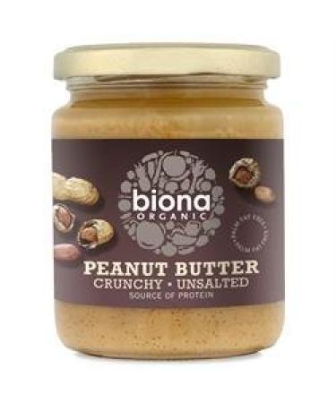 Biona Peanut Butter Crunchy- No Salt 250G by Biona