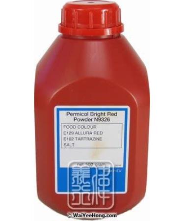 Permicol Bright Red Powder N9326 500g Bottle - Buy Online on GoSupps.com