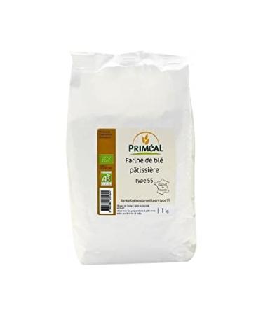 Priméal Pastry Wheat Flour Type 55 - Organic - 1 kg