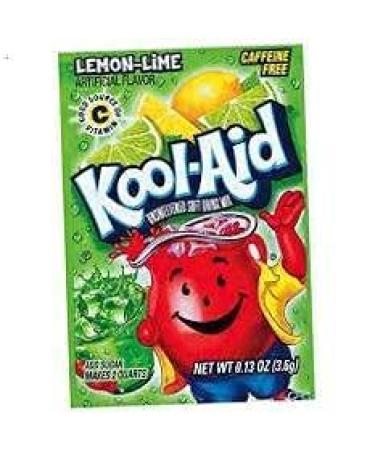 Koolaid lemon lime drink mix (Pack of 6) Lemon 0.13 Ounce (Pack of 6)