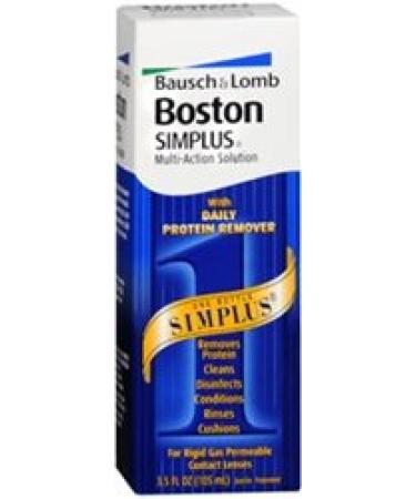 Boston Simplus Multi-Action Solution for Rigid Gas Permeable Contact Lenses - 3.5 oz