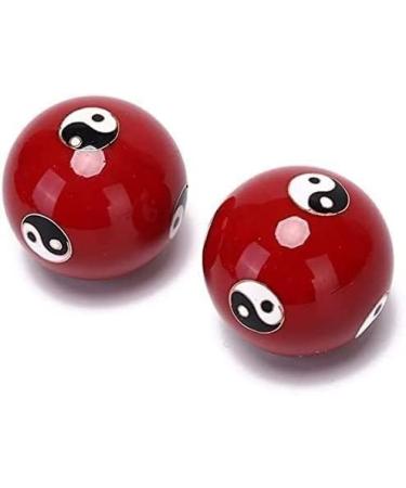 Hand Exercise Balls for Stress Relief - Chinese Health Meditation & Finger Therapy - Yin Yang Design (Color A) - Buy Online on GoSupps.com