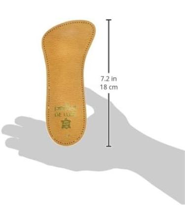 Pedag de Luxe 3/4 Insoles for Leather Shoes - Comfort & Support for Open Toes Brown Size 38 EU - Buy Online on GoSupps.com
