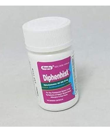 Rugby Diphenhist 25mg 100 Banded Capsules