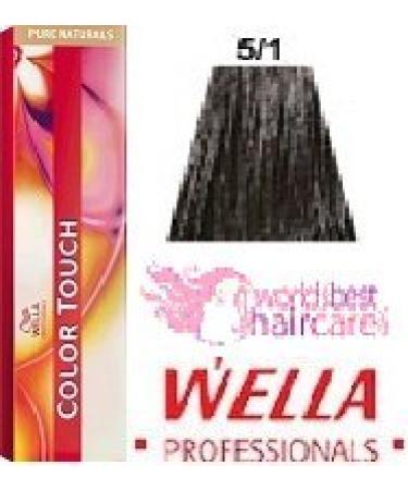 Wella Color Touch 5/1 Light Brown Ash 2 oz