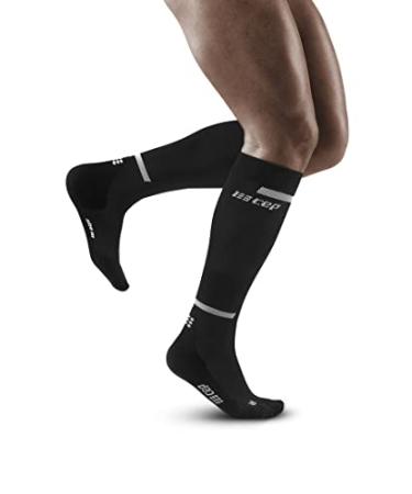 CEP Men's Tall Running Compression 4.0 - Athletic Long Socks For Performance 4.0 - Black 4
