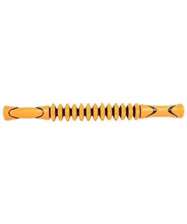 Tamosh muscle pain relief massage device stick rod yoga gear roller stick body base face leg massage relaxing tool health care orange