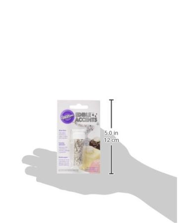 Wilton Edible Glitter Silver Stars 0.4 oz. - Sparkle & Shine with Silver Star Edible Glitter - Buy Online on GoSupps.com