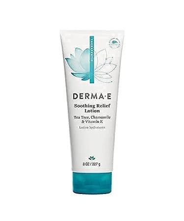 Derma E Soothing Relief Lotion with Tea Tree, Chamomile & Vitamin E - 8 oz | Natural Skin Comfort - Buy Online on GoSupps.com