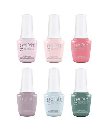 Gelish 6 Color Nail Polish Set Full Bloom
