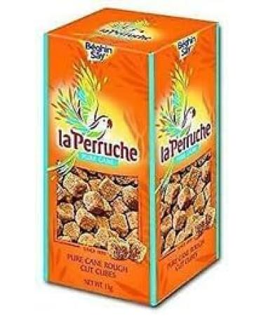 La Perruche Pure Cane Rough Cut Cubes Brown | 100% Cane | Ideal for Tea and Coffee | Perfect for Cafes and Hotels | 1kg (Pack of 3) - Buy Online on GoSupps.com