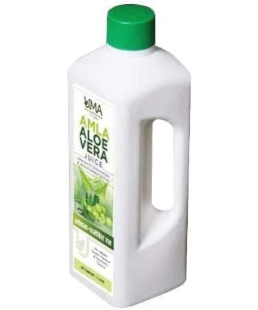  AOZA UMA AYURVEDA Amla Juice + Aloe Vera (1 Litre) | Boosts Immunity | Promotes General Health and Wellness | No Added Sugar Aroma or Synthetic Colour - Buy Online on GoSupps.com