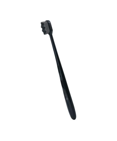 Collbath Tool for oral care micro -toothbrush Tools for children coal toothbrushes extra soft toothbrush travel toothbrush mouth cleaning manual travel captivity 1 piece (1 Pack) black