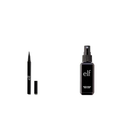 e.l.f. H2O Proof Eyeliner Pen + Matte Magic Mist & Set Bundle