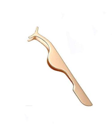 False Eyelashes Applicator Tool - Golden Eyelash Extension Tweezers Nipper - Buy Online on GoSupps.com
