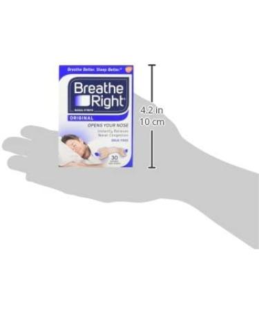 Breathe Right Nasal Strips Original Tan Small/Medium 30 ea - Improved Breathing Support - Buy Online on GoSupps.com