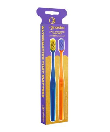 Nordic super soft toothbrush 2 pieces