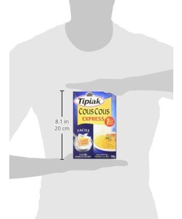 Tipiak Couscous Express Couscous bags Ready in Minutes Easy Preparation Pasta & Rice Alternative 5 Bags Total 500g - Buy Online on GoSupps.com
