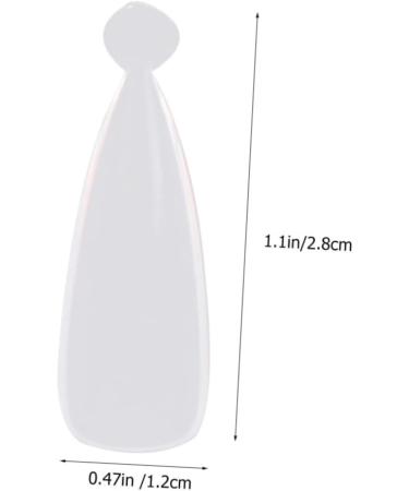 Ipetboom Nail Tips Acrylic Tip Extension Nail Decals Nail Extension Cosmetic False Nails Whiting Fake Nail Oval Nails Tips Nail Art Sticker Coffin White Full Coverage Model - Buy Online on GoSupps.com