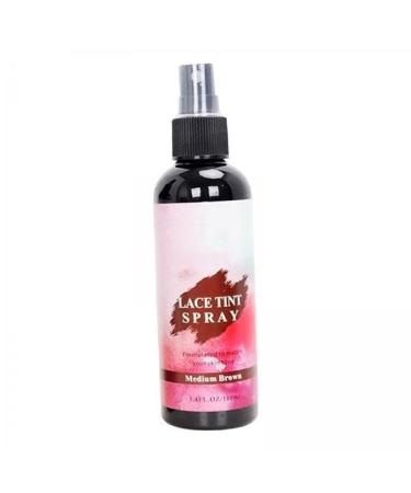 2x Colorful Lace Enhancer Spray for 100ml Brown