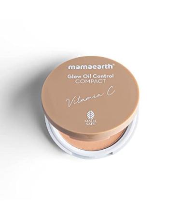 mama-earth compact powder vitamin c Mama-earth Glow Oil Control Compact Powder SPF 30 with Vitamin C & Turmeric for 2X Instant Glow - 9 g (Ivory Glow)