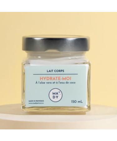 Moisturizing Body Lotion for Dry Dehydrated Skin Almond Fragrance - Organic Vegan Cosmetics Made in France