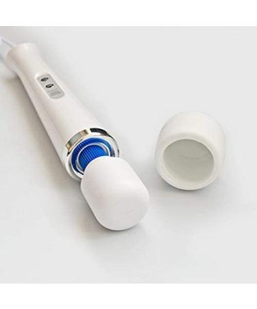Powerful 10 Speed Handheld Electric Back Massager for Sports Recovery and Muscle Pain Relief - White - Buy Online on GoSupps.com