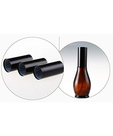 Ericotry 30ml Empty Replaceable Brown Spray Bottles - 3 Pack with Black Atomizer & Anti-Dust Cap for Essential Oils & Aromatherapy - Buy Online on GoSupps.com