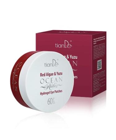 Patchs pour les yeux en hydrogel d'algues rouges et yuzu Un regard frais et jeune des profondeurs de la mer TianDe 56005 60 unit s.