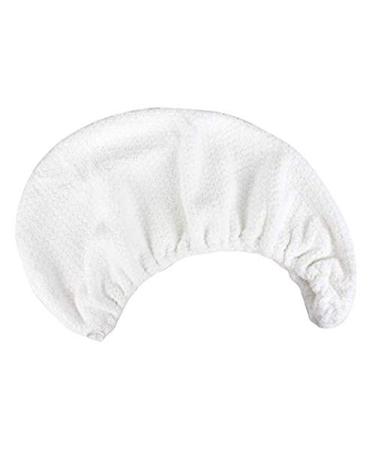 Everplush Quick-Drying Super Absorbent Hair Turban Towel - White | Premium Hair Drying Solution | International Shipping Available - Buy Online on GoSupps.com
