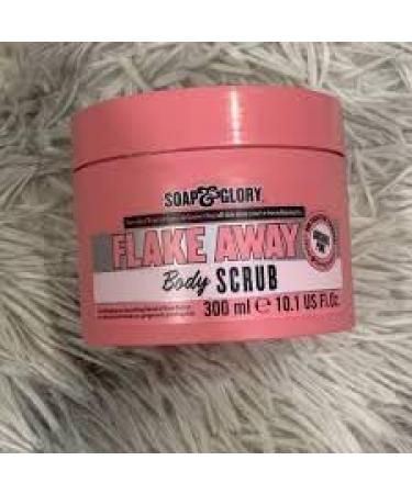 Flake Away Exfoliating Body Scrub with Shea Butter Sweet Almond Oil Apricot Seed Powder Sea Salt and Sugar 300 milliliters - Buy Online on GoSupps.com