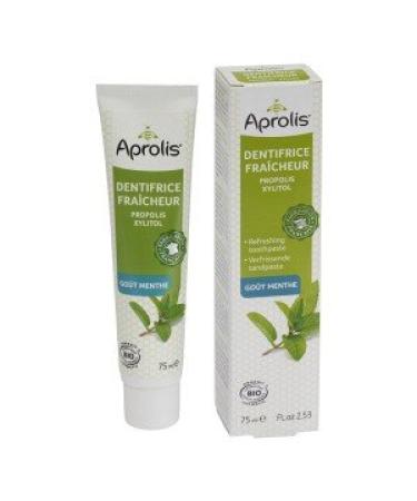 Aprolis Freshness Toothpaste Mint flavor 75ml certified organic