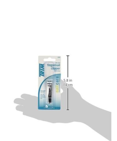 Trim Deluxe Fingernail Clippers with File - Sharp & Durable Steel Clippers for Precise Cuts - Buy Online on GoSupps.com