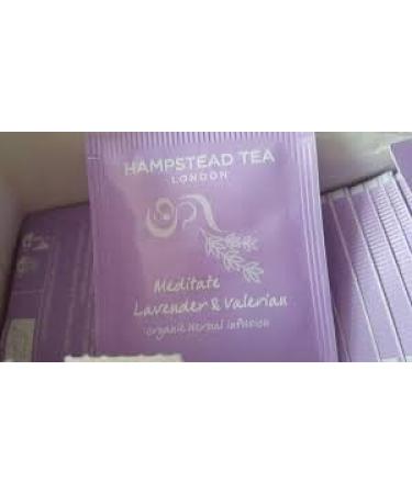 4 x 20 Sachets - Hampstead Tea London Lavender and Valerian Organic Herbal Infusion - Buy Online on GoSupps.com